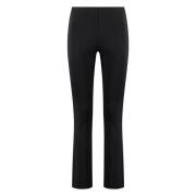 Flared Broek met Elastische Tailleband Calvin Klein , Black , Dames