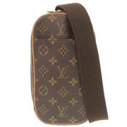 Pre-owned Canvas louis-vuitton-bags Louis Vuitton Vintage , Brown , Da...