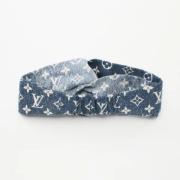 Pre-owned Denim hair-accessories Louis Vuitton Vintage , Blue , Dames