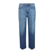 Denim Jeans, 100% Katoen, Gemaakt in Italië 3X1 , Blue , Dames