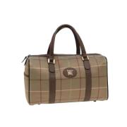 Pre-owned Canvas travel-bags Burberry Vintage , Beige , Dames