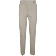 Gabardine Slim-Fit Broek Joseph , Beige , Dames