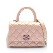 Pre-owned Fabric chanel-bags Chanel Vintage , Pink , Dames