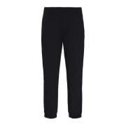 Satin Jogger Broek met Contrasterende Band Armani Exchange , Black , H...