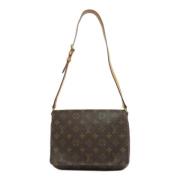 Pre-owned Canvas louis-vuitton-bags Louis Vuitton Vintage , Brown , Da...