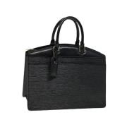 Pre-owned Leather louis-vuitton-bags Louis Vuitton Vintage , Black , D...