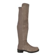 Elegante Leren Laarzen Stuart Weitzman , Brown , Dames