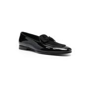 Loafer Lakstrik - 45, Zwart Tagliatore , Black , Heren