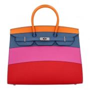 Pre-owned Leather handbags Hermès Vintage , Multicolor , Dames