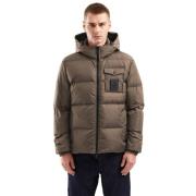 Bruine Nylon Winter Donsjas RefrigiWear , Brown , Heren