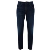 Denim Stretch Regular Fit Herenbroek PT Torino , Blue , Heren