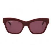 Pre-owned Fabric sunglasses Balenciaga Vintage , Red , Dames