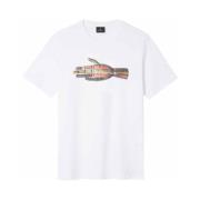 Grafische Print Casual Slim Fit T-shirt PS By Paul Smith , White , Her...