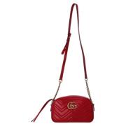 Pre-owned Leather gucci-bags Gucci Vintage , Red , Dames