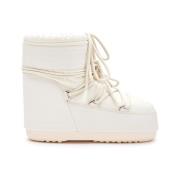 Witte Icon Low Rubberlaarzen Moon Boot , White , Dames