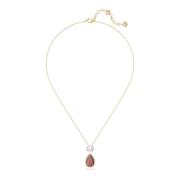 Chroma Dames Ketting, Druppelslijpsel, Multicolor, Goudlegering, Artik...