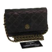 Pre-owned Canvas chanel-bags Chanel Vintage , Black , Dames