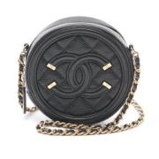 Pre-owned Fabric chanel-bags Chanel Vintage , Black , Dames