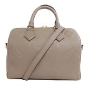 Pre-owned Fabric louis-vuitton-bags Louis Vuitton Vintage , Beige , Da...