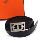 Pre-owned Leather belts Hermès Vintage , Black , Heren