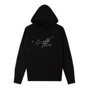 Heren Zwarte Hoodie met Capuchon Gaëlle Paris , Black , Heren