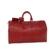 Pre-owned Leather louis-vuitton-bags Louis Vuitton Vintage , Red , Dam...