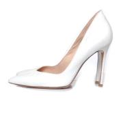 Pre-owned Leather heels Gianvito Rossi Pre-owned , White , Dames