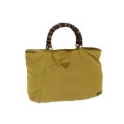 Pre-owned Nylon prada-bags Prada Vintage , Yellow , Dames