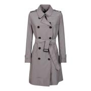 Italiaanse Polyester Jassen Moorer , Gray , Dames