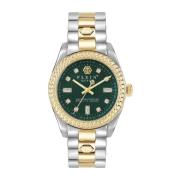 Groen Stalen Dameshorloge Quartz Philipp Plein , Yellow , Dames