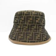 Pre-owned Polyester hats Fendi Vintage , Brown , Dames