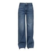 Hoge taille straight leg jeans Alessia Santi , Blue , Dames