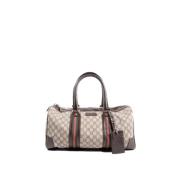 Pre-owned Canvas gucci-bags Gucci Vintage , Brown , Dames