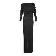 Elegante Zwarte Jurk voor Vrouwen Entire Studios , Black , Dames