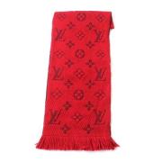 Pre-owned Wool scarves Louis Vuitton Vintage , Red , Dames