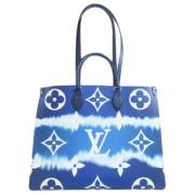 Pre-owned Canvas louis-vuitton-bags Louis Vuitton Vintage , Blue , Dam...