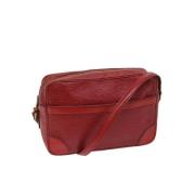 Pre-owned Leather louis-vuitton-bags Louis Vuitton Vintage , Red , Dam...