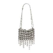 Zilveren Clutch Tas 24Hss0127Str007 Paco Rabanne , Gray , Dames