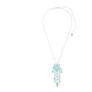 Dames Ketting Gema:pend Blu/Rhs 5666014 Swarovski , Blue , Dames