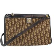 Pre-owned Canvas dior-bags Dior Vintage , Brown , Dames