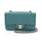 Pre-owned Fabric chanel-bags Chanel Vintage , Blue , Dames