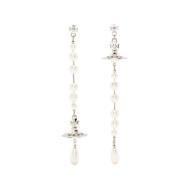 Orb Kristal Oorbellen Zilver Toon Vivienne Westwood , White , Dames