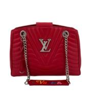 Pre-owned Leather louis-vuitton-bags Louis Vuitton Vintage , Red , Dam...