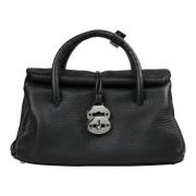 Stijlvolle Leren Tas voor Vrouwen Zanellato , Black , Dames