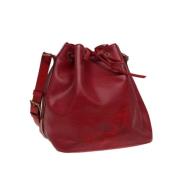 Pre-owned Leather louis-vuitton-bags Louis Vuitton Vintage , Red , Dam...