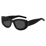 Zwarte plastic dameszonnebril Hugo Boss , Black , Dames