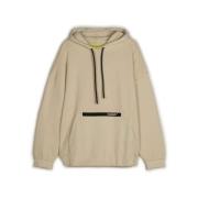 Streetwear Oversized Hoodie Beige Munich , Beige , Heren