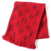 Pre-owned Wool scarves Louis Vuitton Vintage , Red , Dames