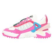 Leather sneakers Off White , Pink , Dames