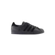 Leather sneakers Y-3 , Black , Heren